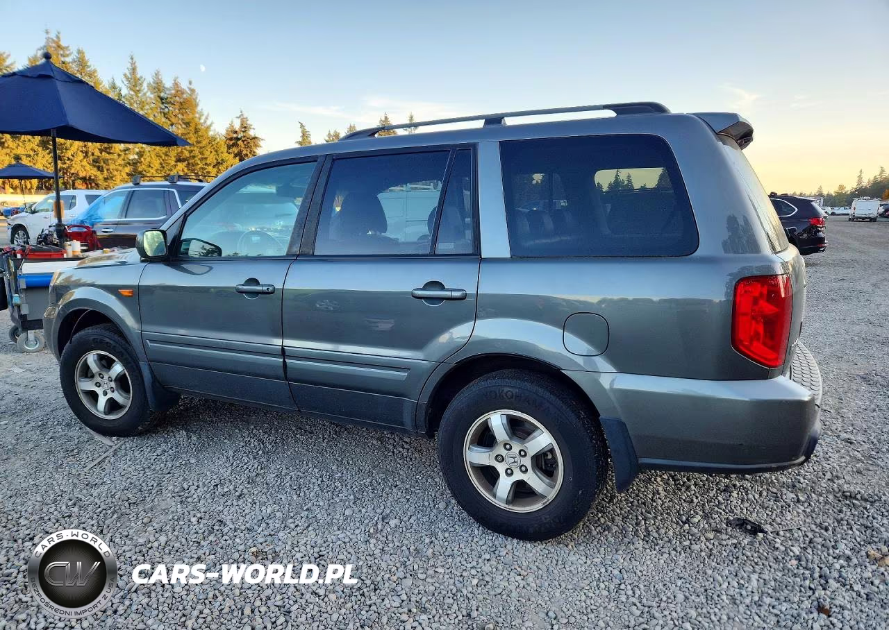 2007 Honda Pilot Exl VIN:2HKYF18597H536210 - 2