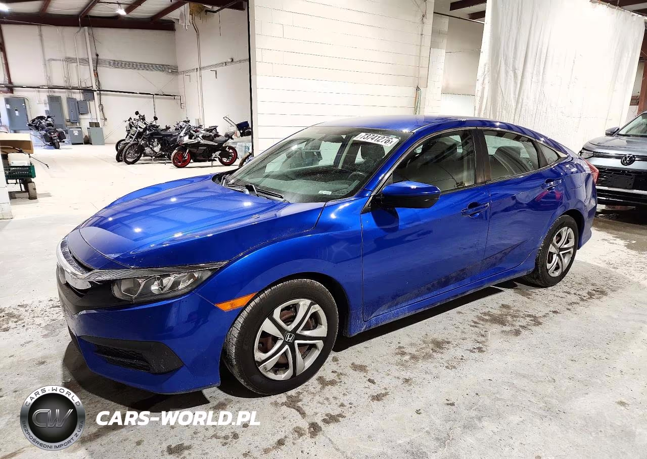 2018 Honda Civic Lx VIN:19XFC2F50JE005966 - 1