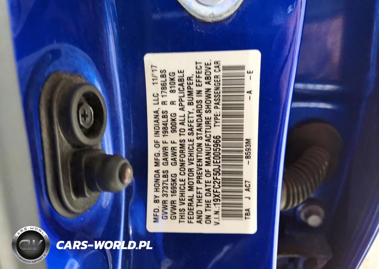 2018 Honda Civic Lx VIN:19XFC2F50JE005966 - 12