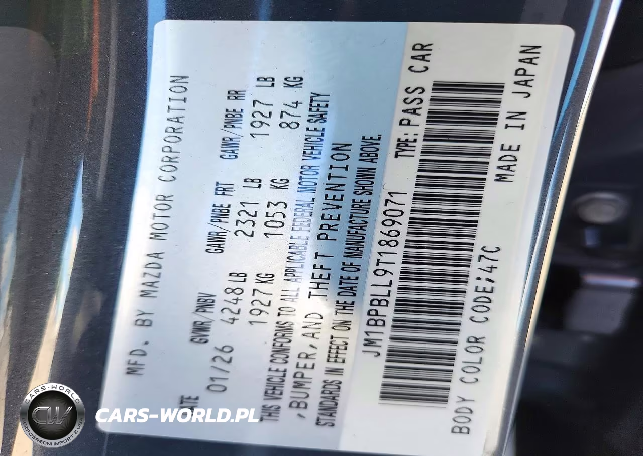 2026 Mazda 3 Preferred VIN:JM1BPBLL9T1869071 - 12
