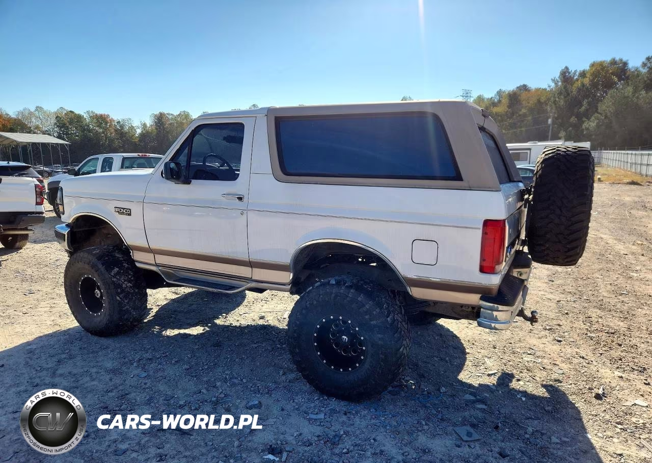 1996 Ford Bronco U100 VIN:1FMEU15H6TLB27767 - 2