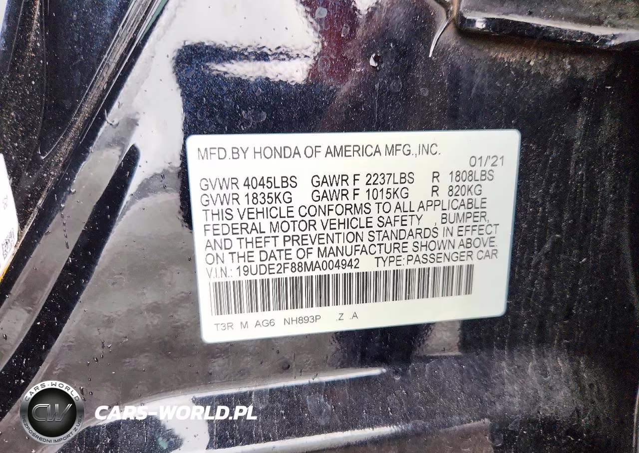 2021 Acura Ilx VIN:19UDE2F88MA004942 - 12