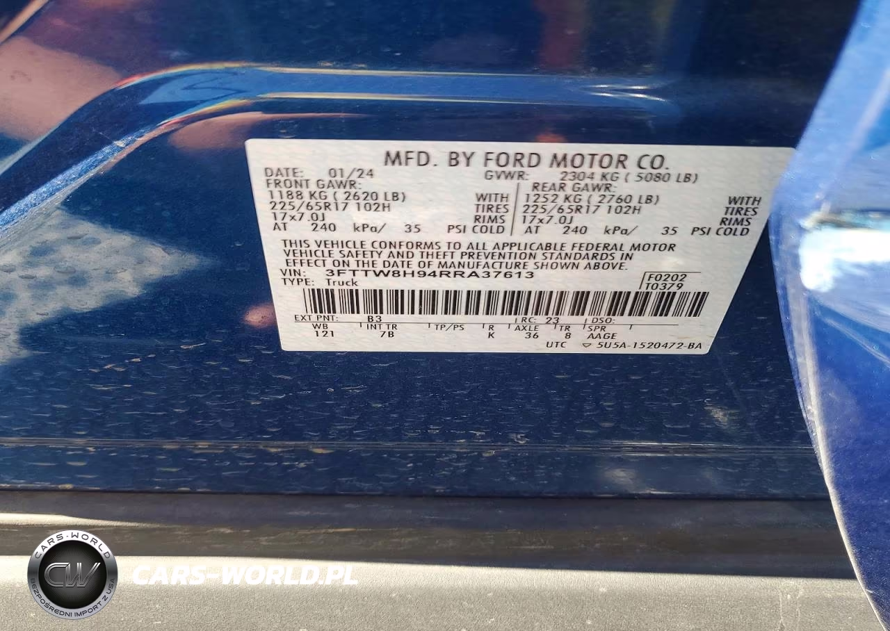 2024 Ford Maverick Xlt VIN:3FTTW8H94RRA37613 - 13