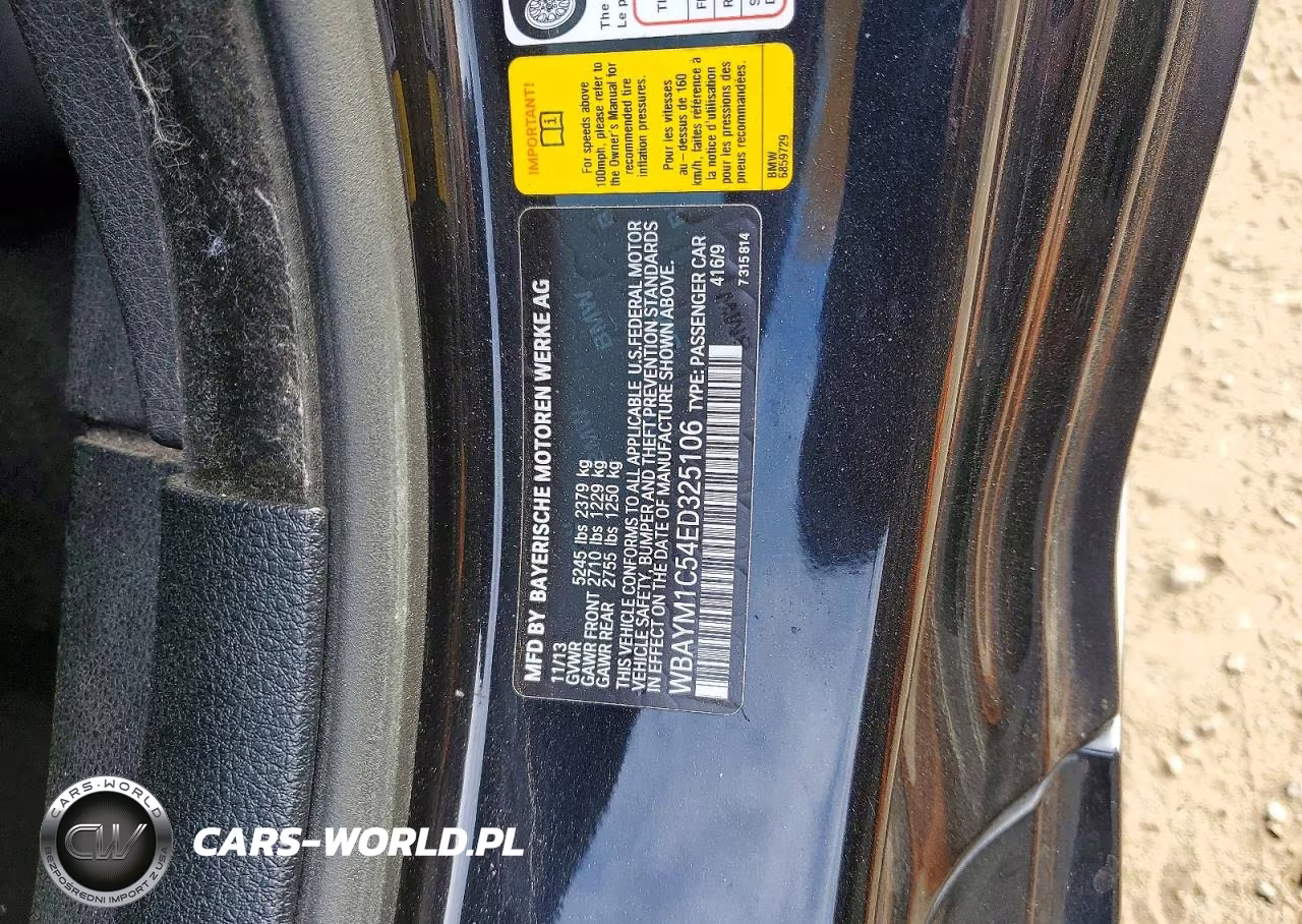 2014 BMW 650 Xi VIN:WBAYM1C54ED325106 - 12