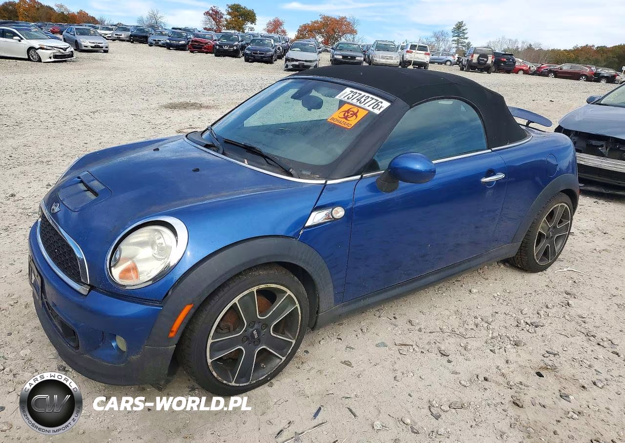 2013 Mini Cooper Roadster VIN:WMWSY3C5XDT593636 - 1