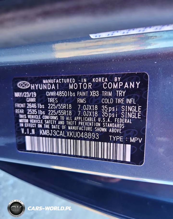 2019 Hyundai Tucson Ultimate VIN:KM8J3CALXKU048893 - 13
