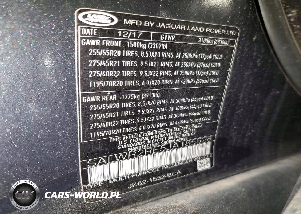 2018 Land Rover Range Rover Sport Supercharged Dynamic VIN:SALWR2RE5JA185628 - 14