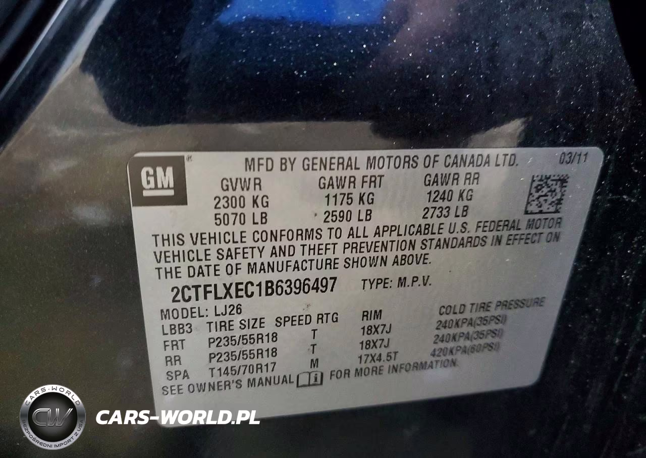 2011 GMC Terrain Slt VIN:2CTFLXEC1B6396497 - 13