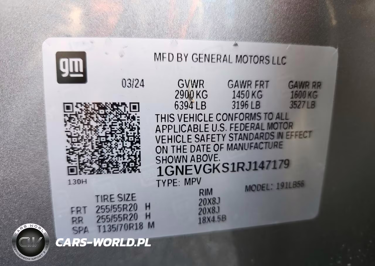 2024 Chevrolet Traverse Lt VIN:1GNEVGKS1RJ147179 - 13