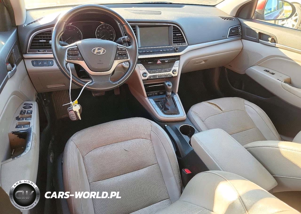 2017 Hyundai Elantra Limited VIN:5NPD84LF5HH090892 - 8