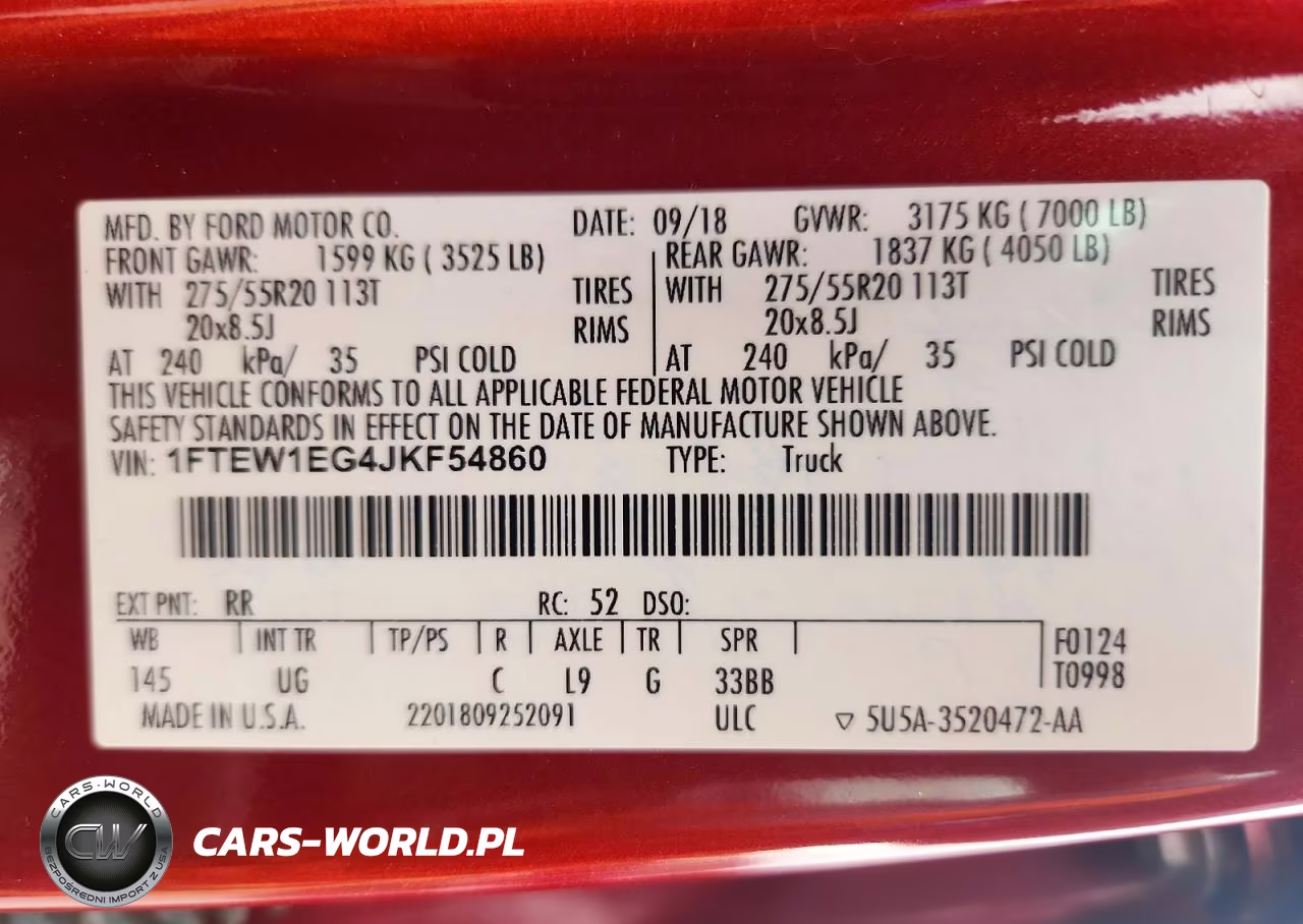 2018 Ford F150 Supercrew VIN:1FTEW1EG4JKF54860 - 12