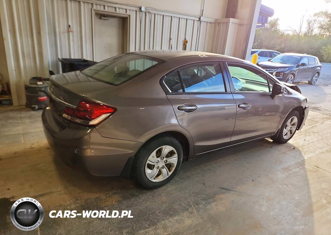 2013 Honda Civic Lx VIN:19XFB2F54DE094027 - 3