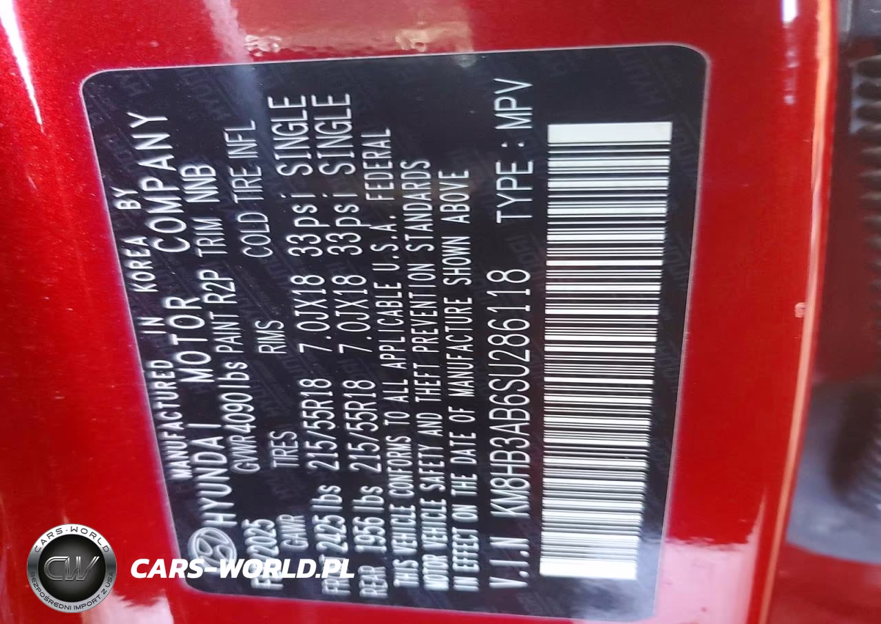 2025 Hyundai Kona Sel VIN:KM8HB3AB6SU286118 - 14