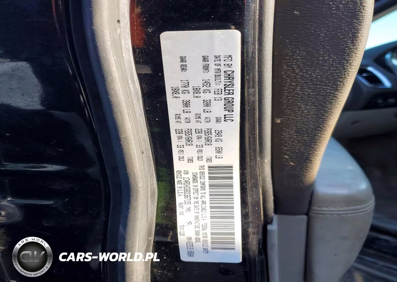 2013 Dodge Durango Crew VIN:1C4RDHDG8DC667193 - 13