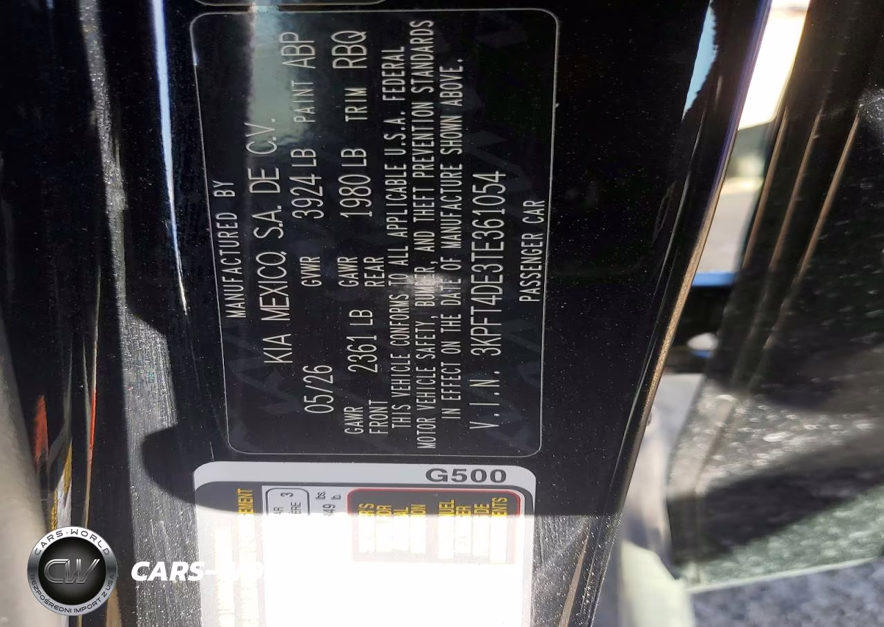 2026 Kia K4 Lxs VIN:3KPFT4DE3TE361054 - 13