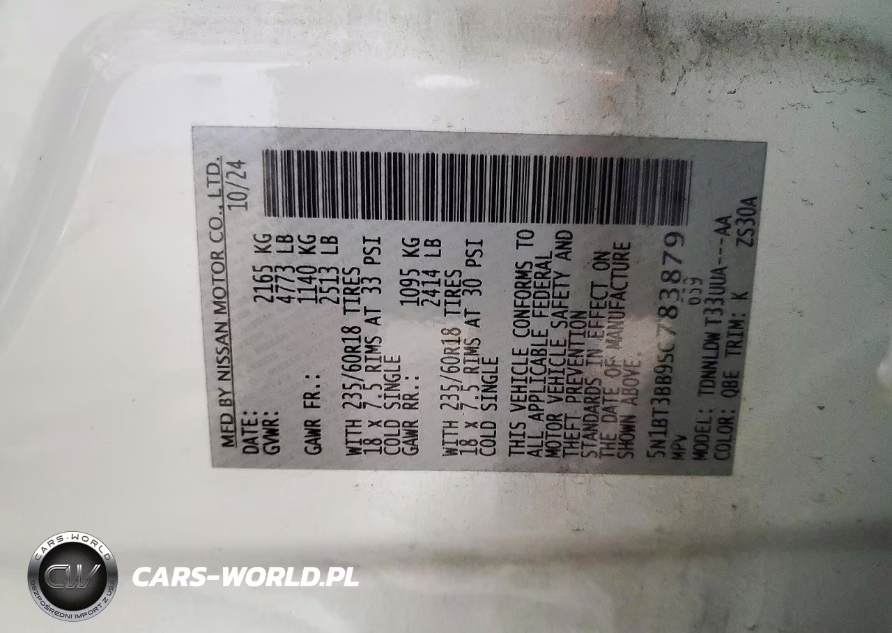 2025 Nissan Rogue Sv VIN:5N1BT3BB9SC783879 - 14