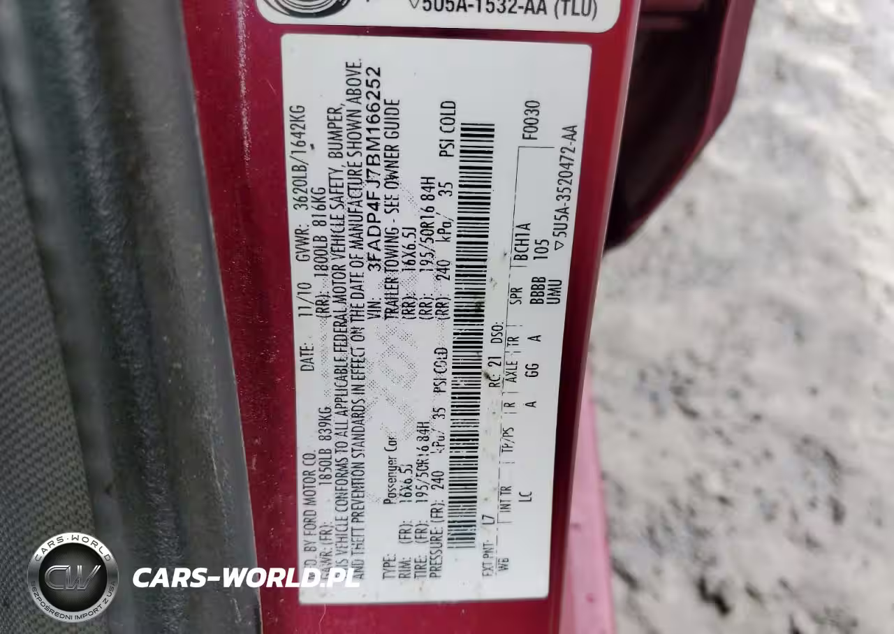 2011 Ford Fiesta Ses VIN:3FADP4FJ7BM166252 - 12