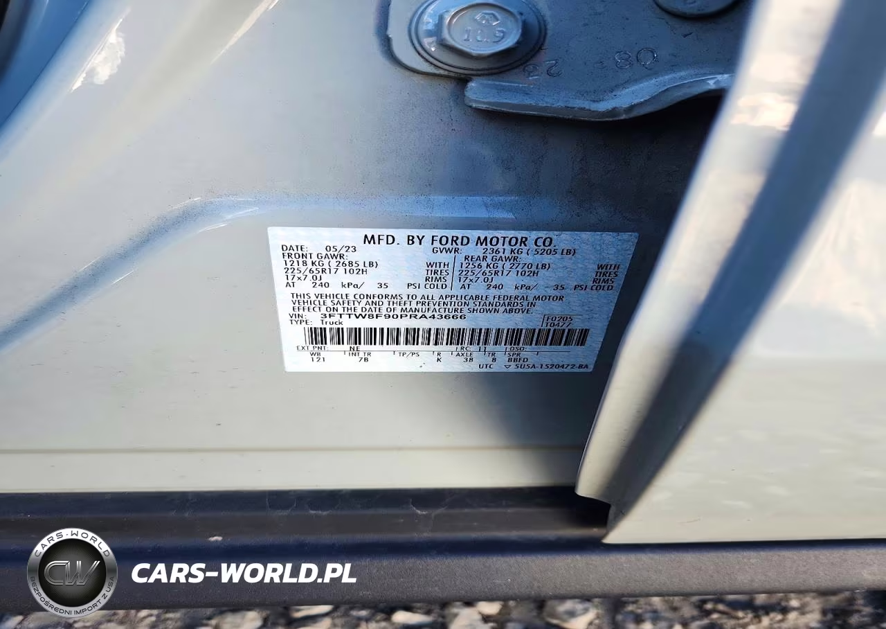 2023 Ford Maverick Xl VIN:3FTTW8F90PRA43666 - 12