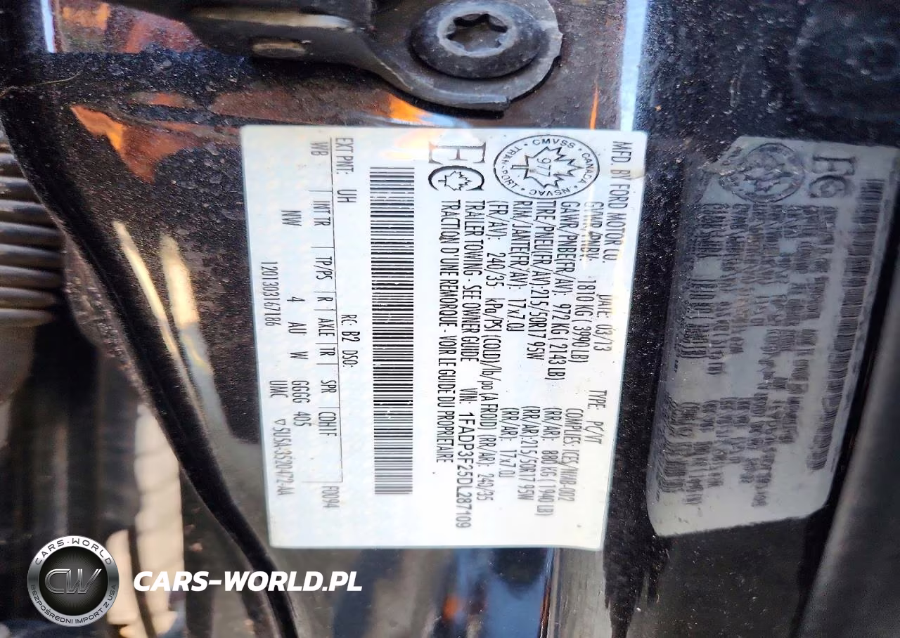 2013 Ford Focus Se VIN:1FADP3F25DL287109 - 12