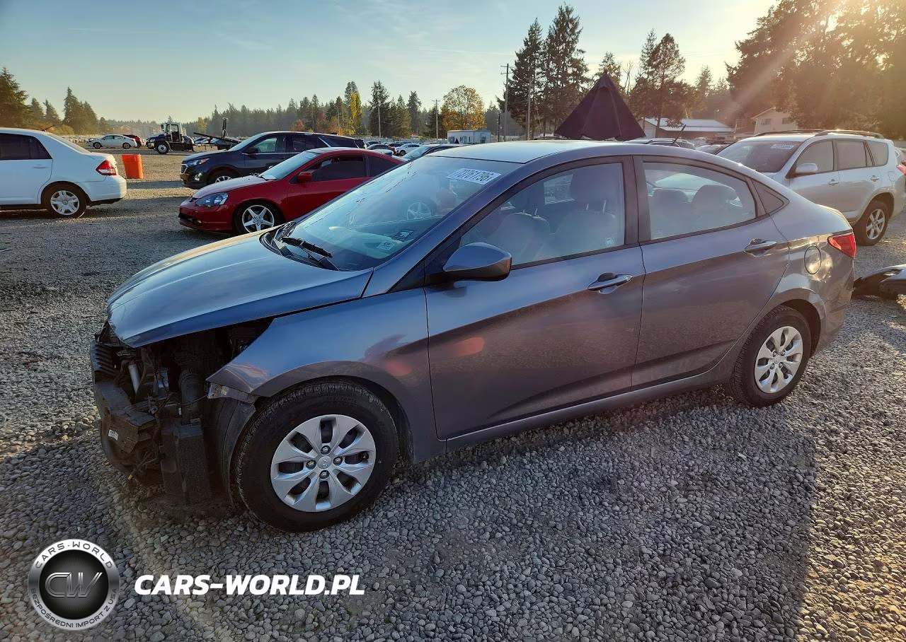 2017 Hyundai Accent Se VIN:KMHCT4AE3HU196618 - 1