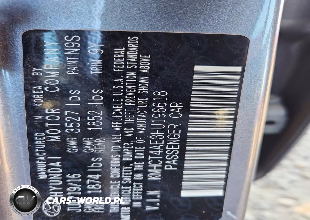 2017 Hyundai Accent Se VIN:KMHCT4AE3HU196618 - 13