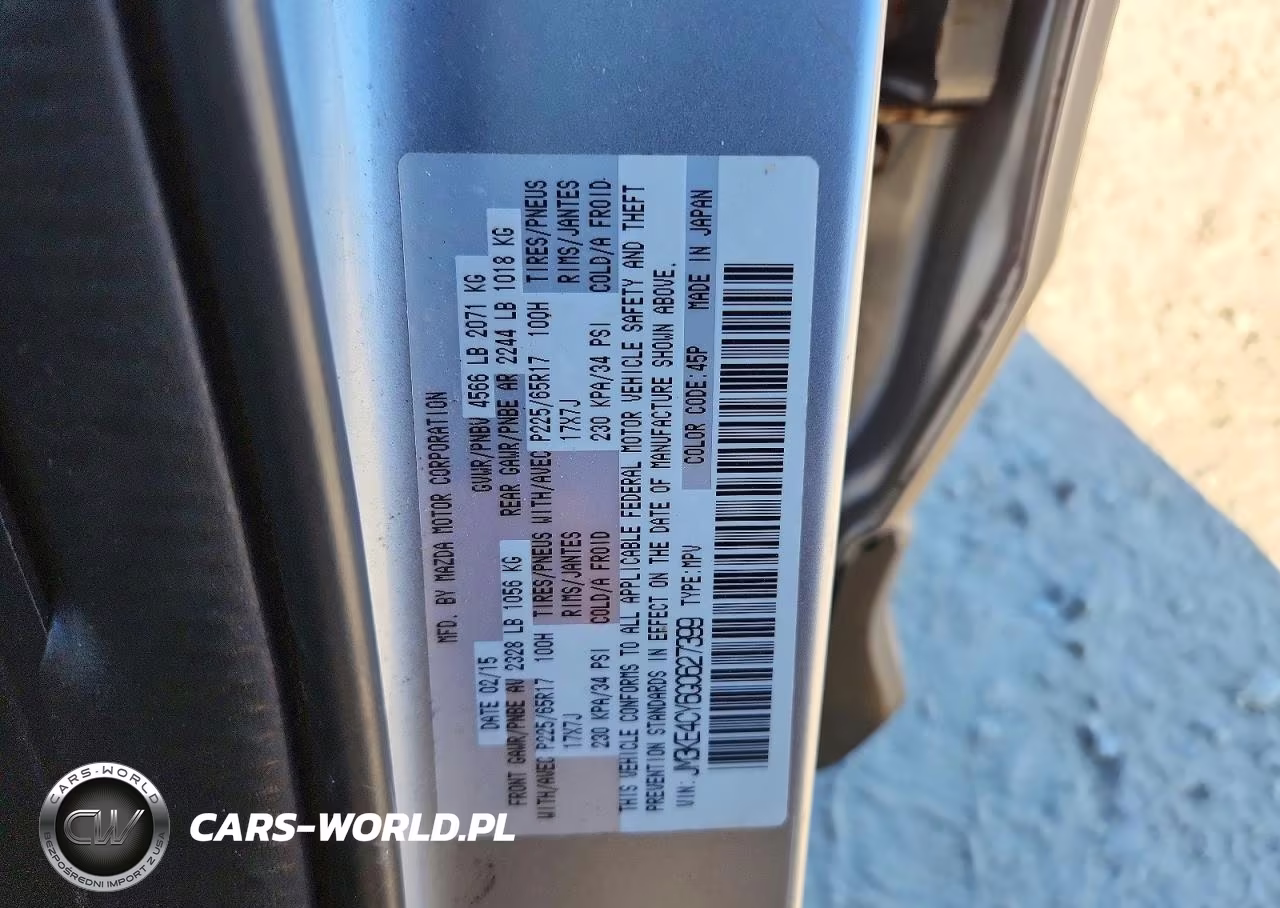 2016 Mazda Cx-5 Touring VIN:JM3KE4CY6G0627399 - 13