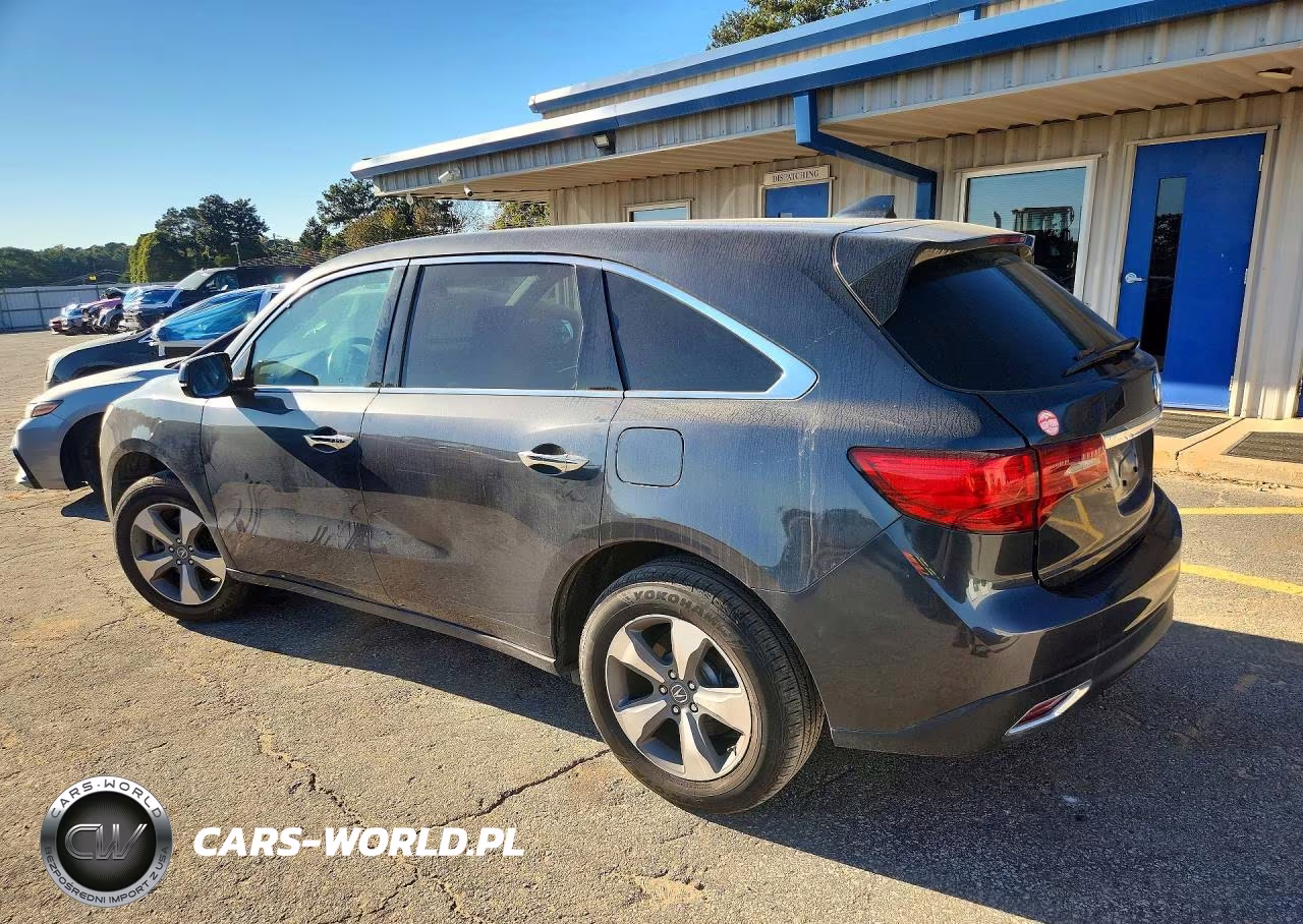 2016 Acura Mdx VIN:5FRYD4H21GB039808 - 2