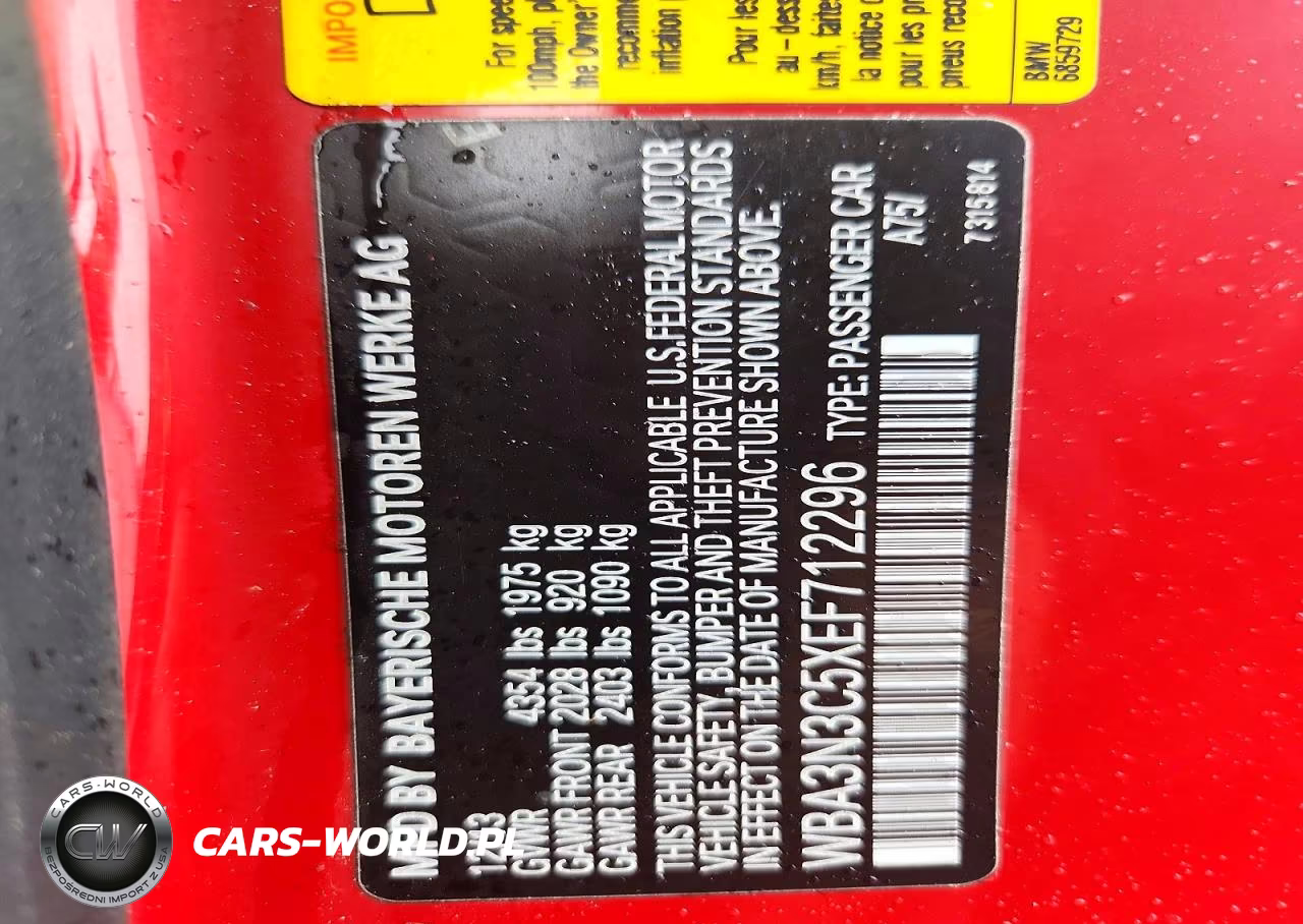 2014 BMW 428 I VIN:WBA3N3C5XEF712296 - 12