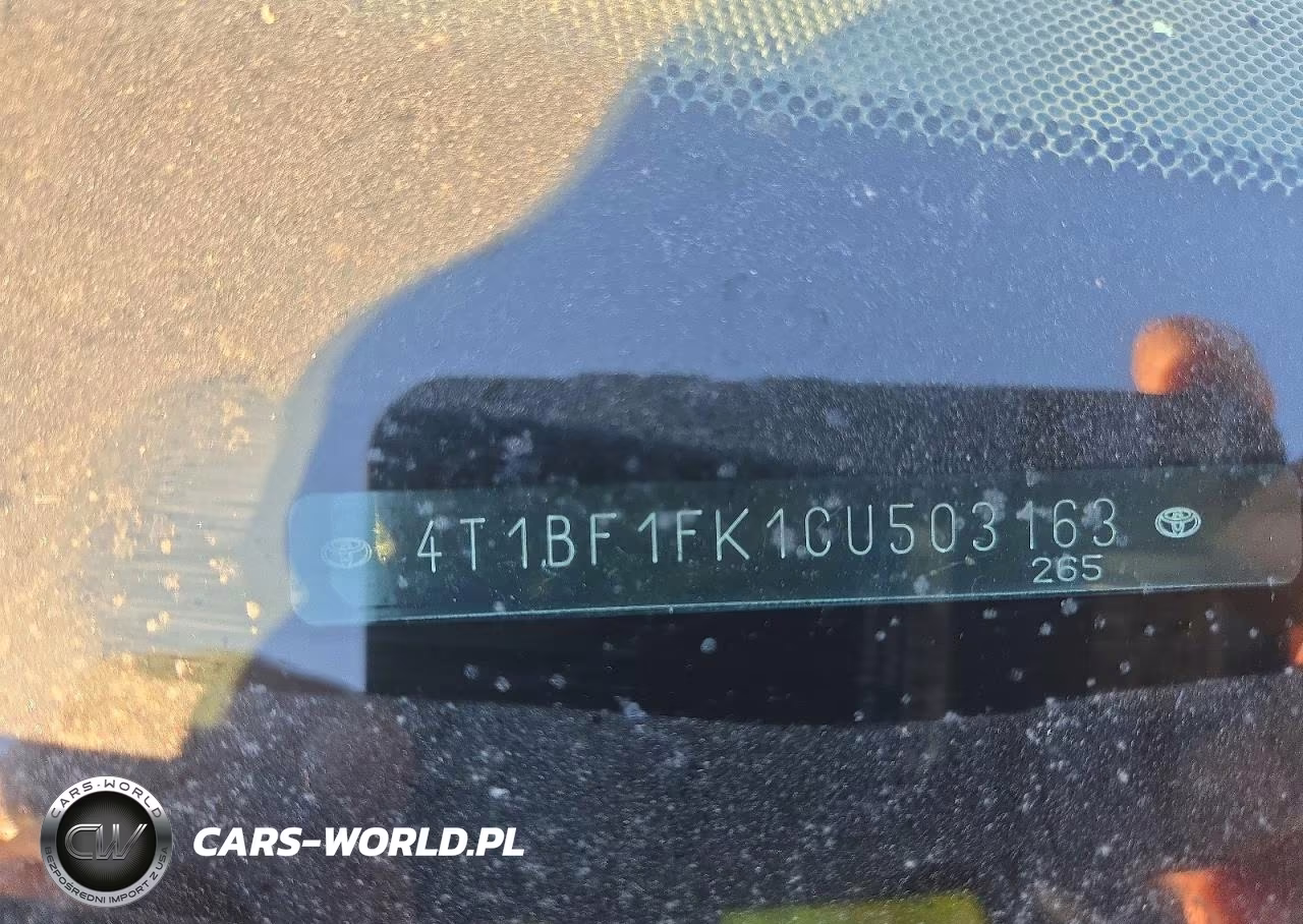 2012 Toyota Camry Se VIN:4T1BF1FK1CU503163 - 13