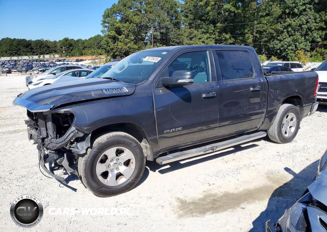 2019 Ram 1500 Big Horn-Lone Star VIN:1C6RREFTXKN635168 - 1