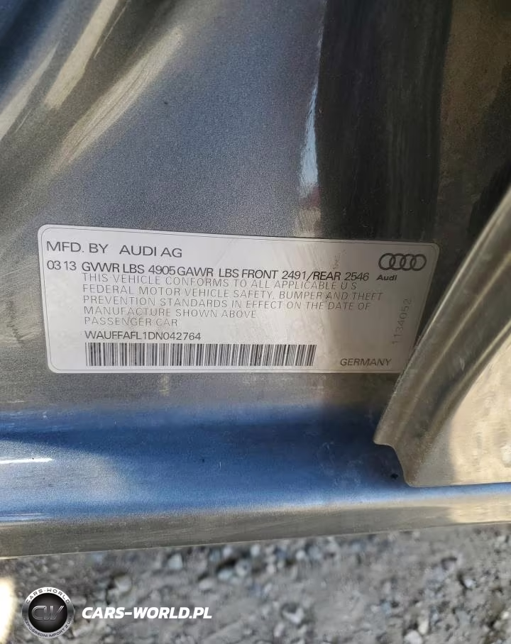 2013 Audi A4 Premium Plus VIN:WAUFFAFL1DN042764 - 12