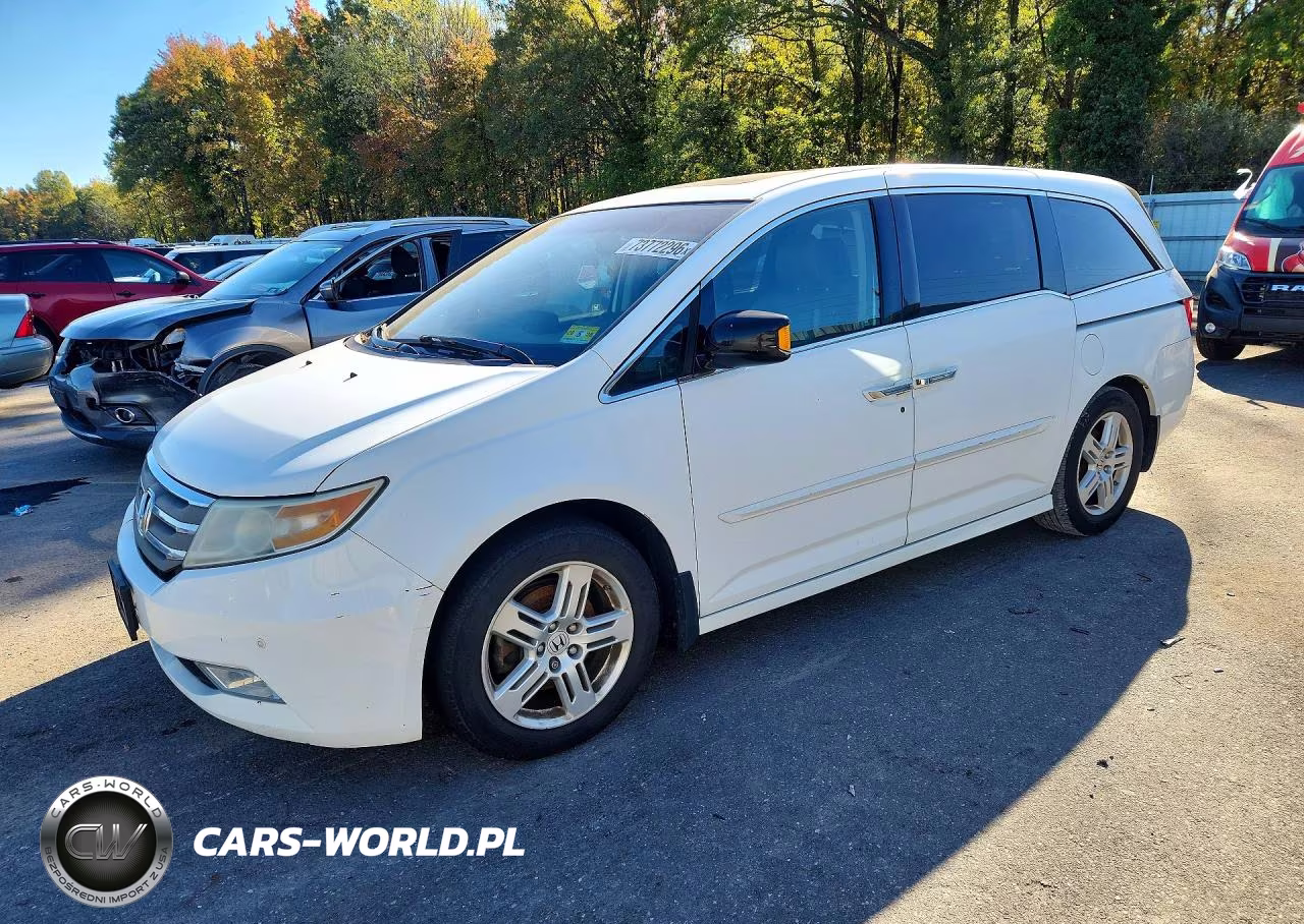2011 Honda Odyssey Touring VIN:5FNRL5H92BB053639 - 1