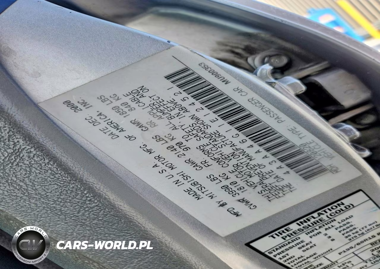 2001 Mitsubishi Galant Es VIN:4A3AA46G11E124521 - 12
