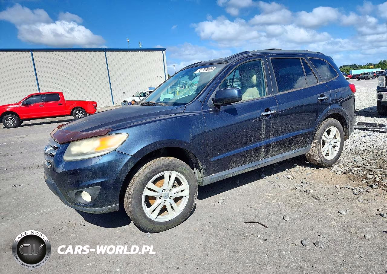 2012 Hyundai Santa Fe Limited VIN:5XYZKDAG9CG103498 - 1