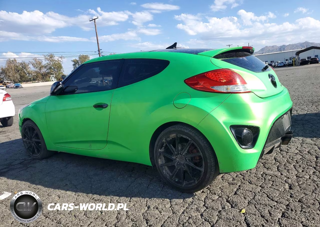 2015 Hyundai Veloster Turbo VIN:KMHTC6AE0FU221712 - 2