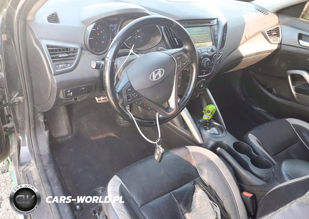 2015 Hyundai Veloster Turbo VIN:KMHTC6AE0FU221712 - 8