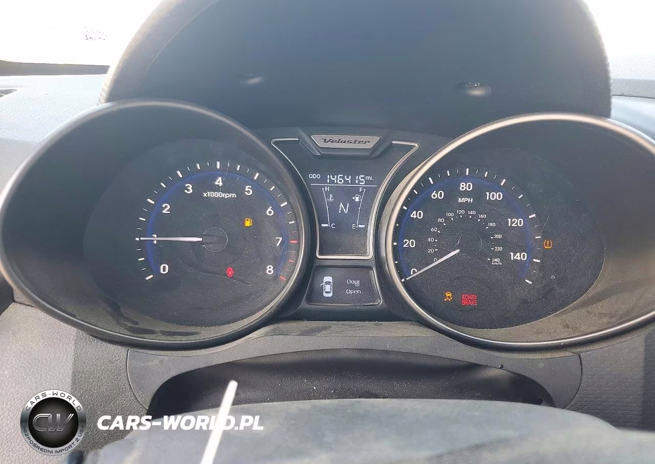 2015 Hyundai Veloster Turbo VIN:KMHTC6AE0FU221712 - 9