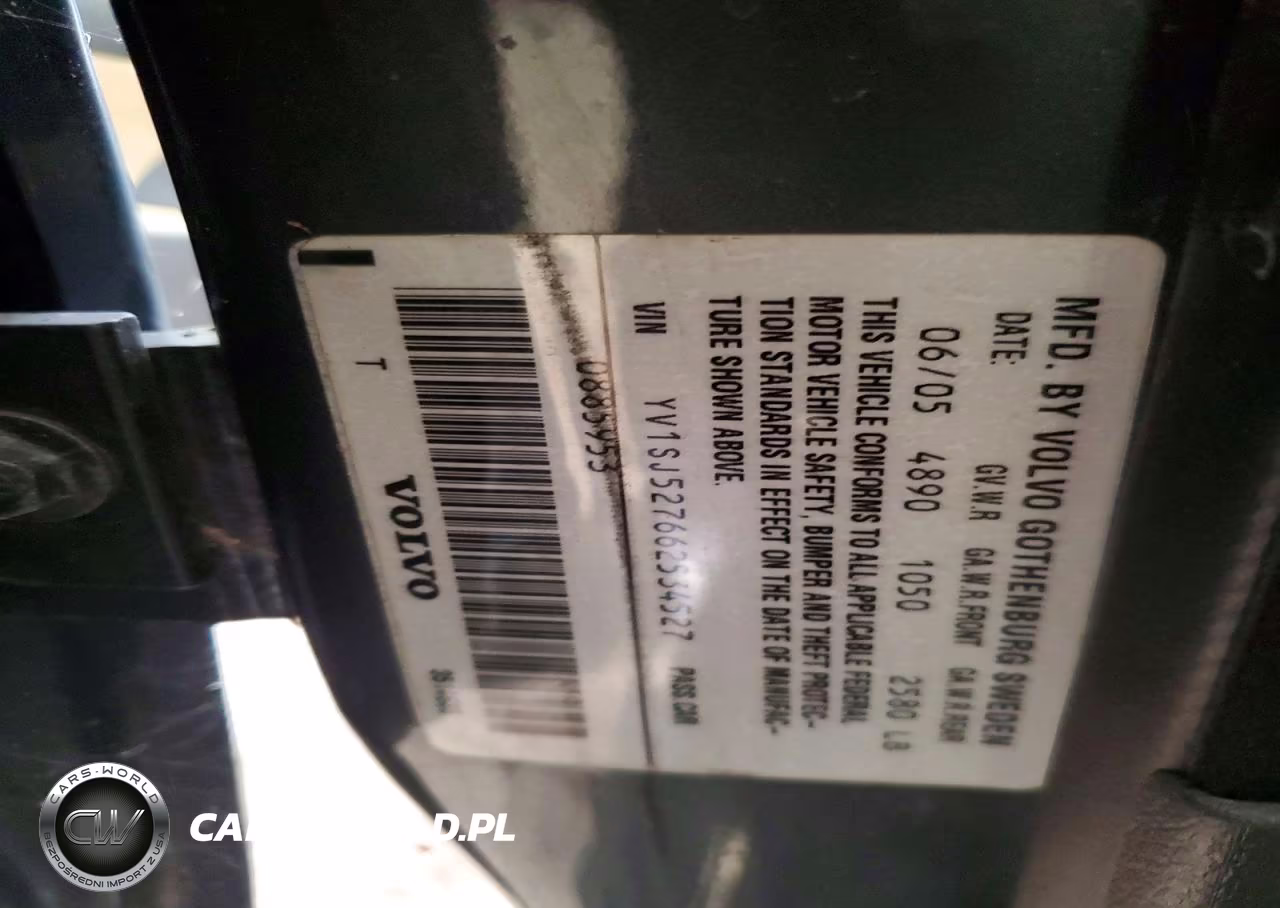 2006 Volvo V70 R VIN:YV1SJ527662534527 - 12