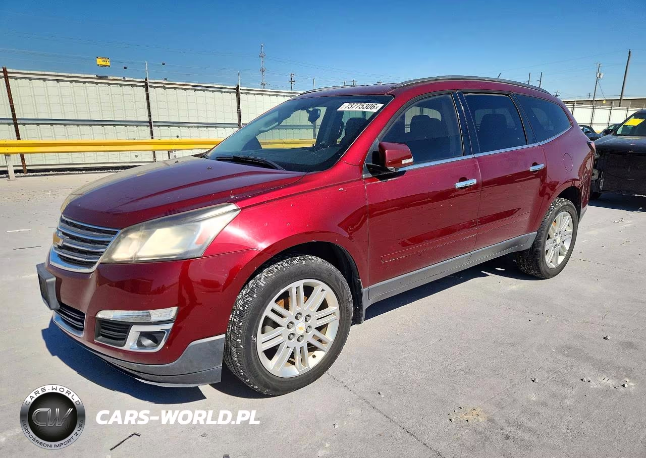 2015 Chevrolet Traverse Lt VIN:1GNKRGKD2FJ194788 - 1