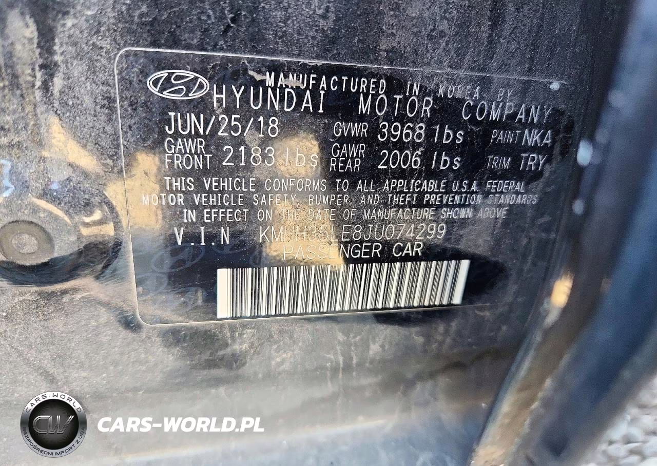 2018 Hyundai Elantra Gt Base VIN:KMHH35LE8JU074299 - 13