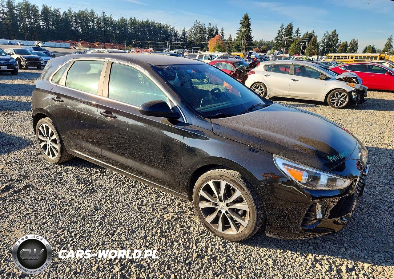 2018 Hyundai Elantra Gt Base VIN:KMHH35LE8JU074299 - 4