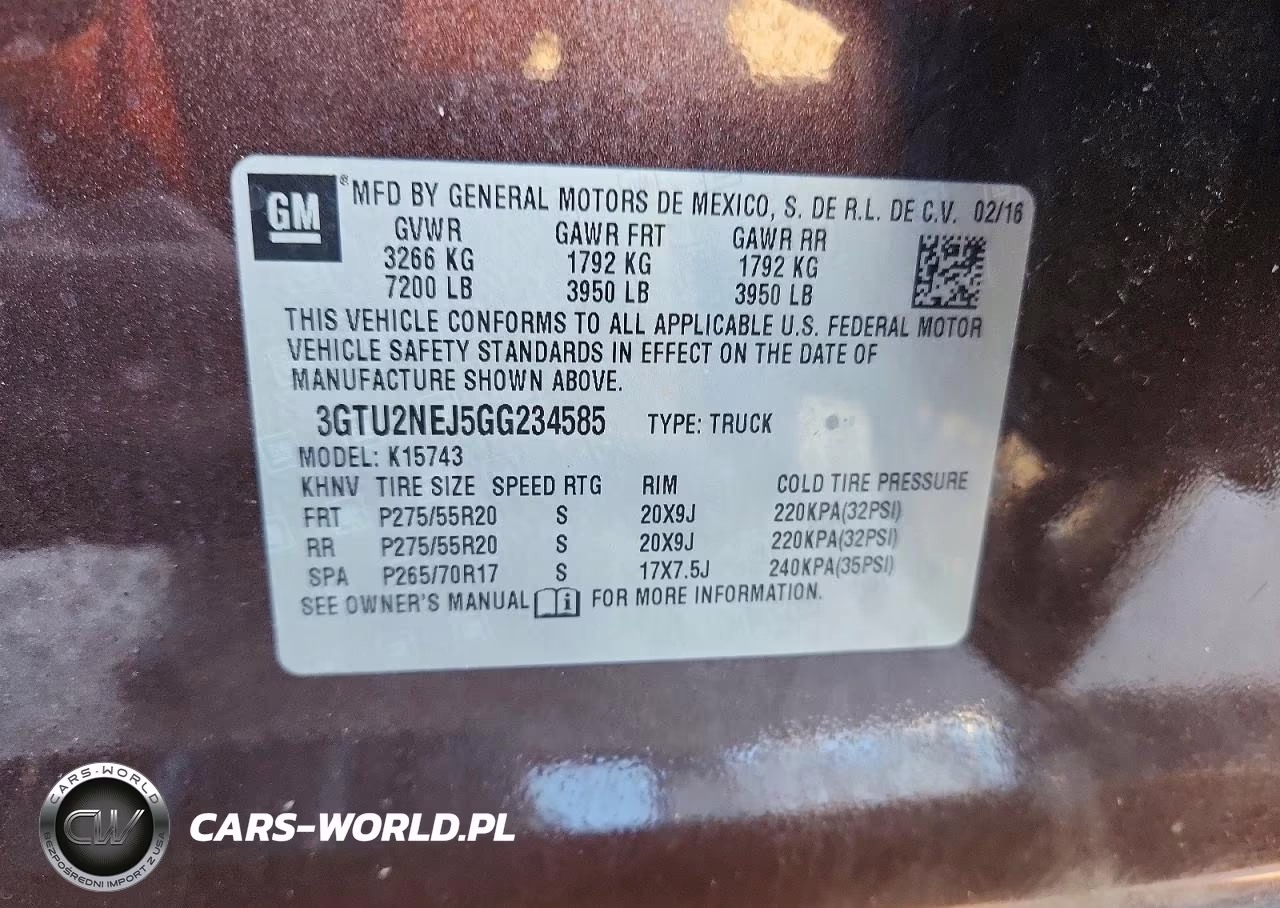 2016 GMC Sierra K1500 Slt VIN:3GTU2NEJ5GG234585 - 12