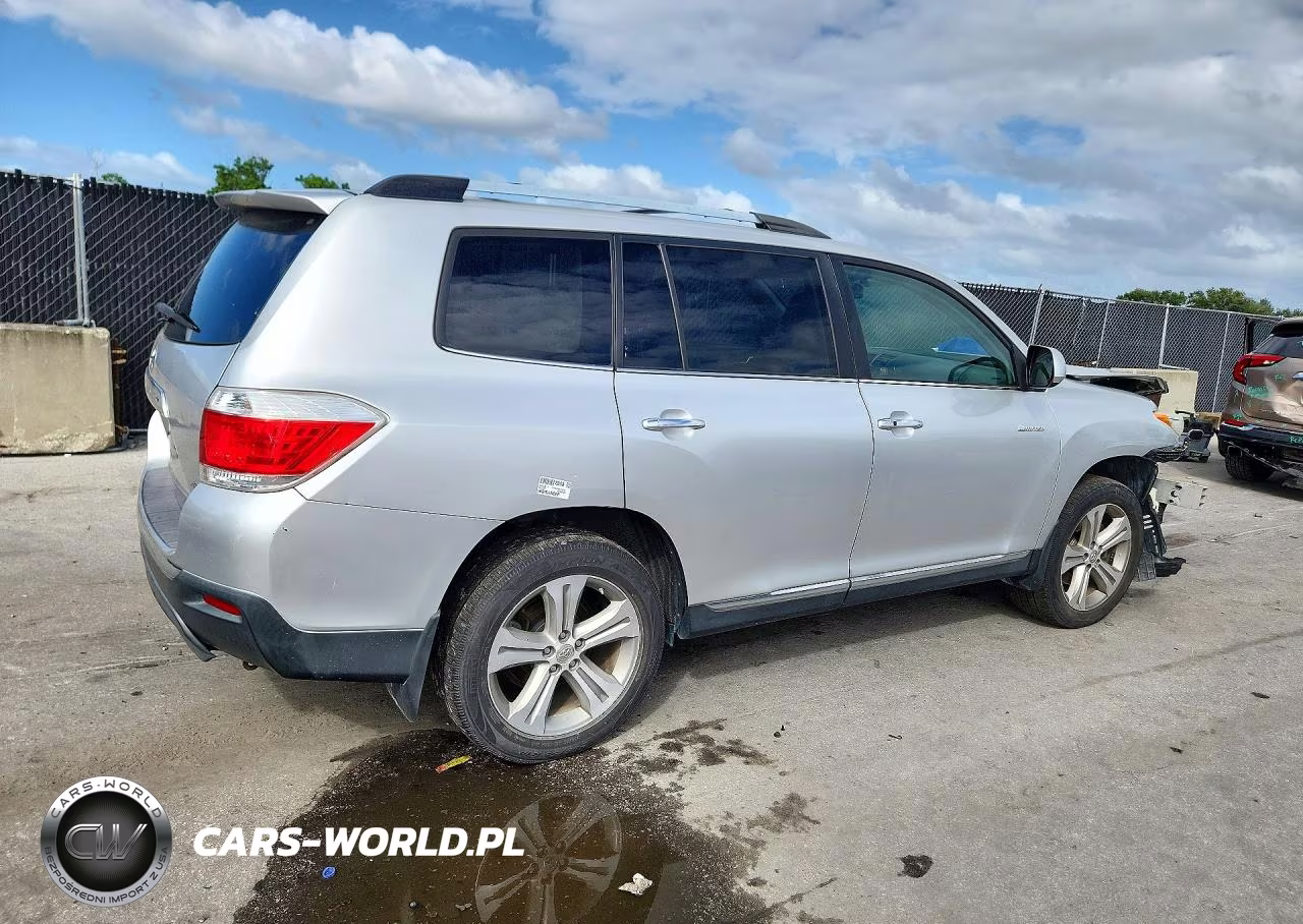 2013 Toyota Highlander Limited VIN:5TDDK3EH4DS202743 - 3