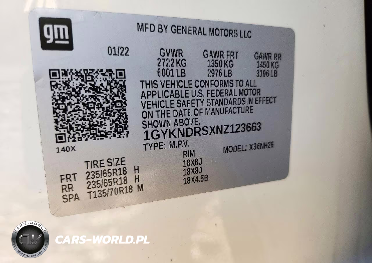 2022 Cadillac Xt5 Premium Luxury VIN:1GYKNDRSXNZ123663 - 13