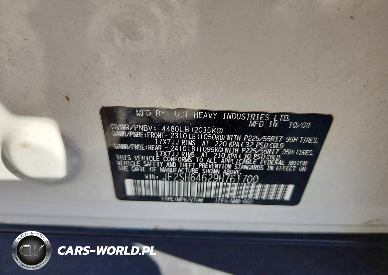 2009 Subaru Forester 2.5X Limited VIN:JF2SH64629H761700 - 13
