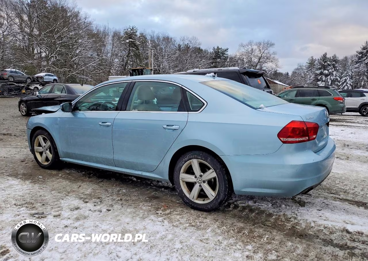 2013 Volkswagen Passat Se VIN:1VWBP7A30DC135552 - 2