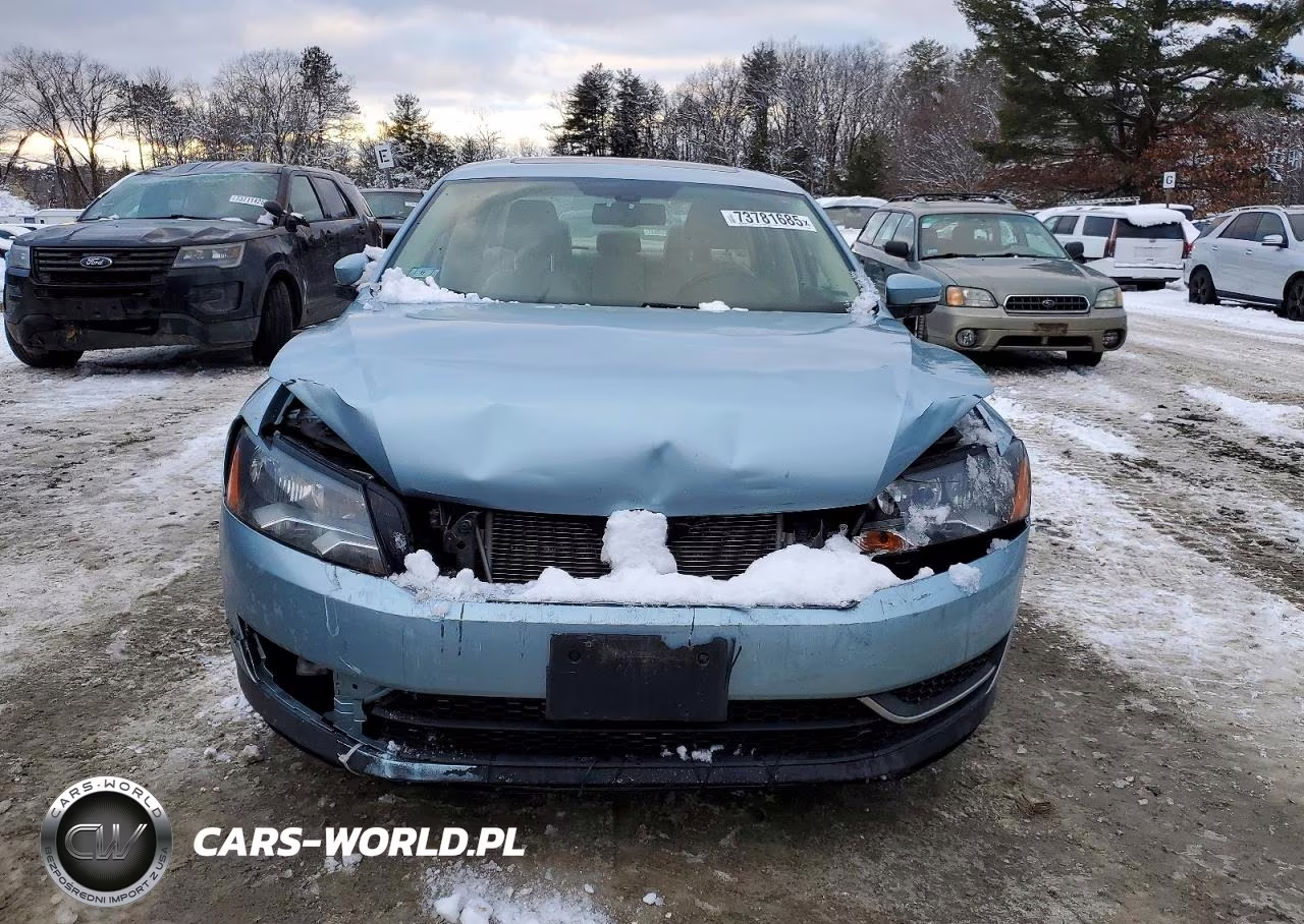 2013 Volkswagen Passat Se VIN:1VWBP7A30DC135552 - 5