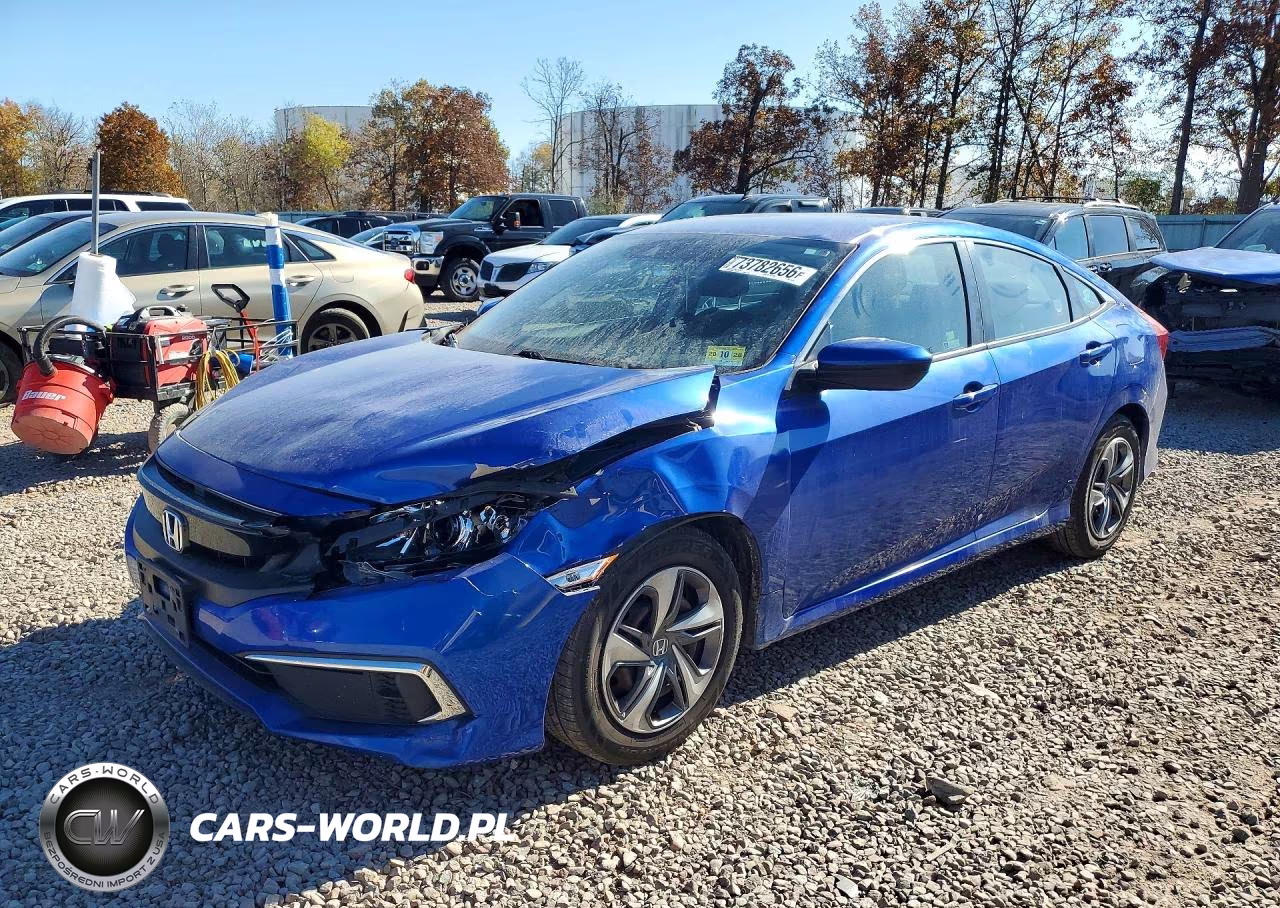 2019 Honda Civic Lx VIN:2HGFC2F62KH574754 - 1