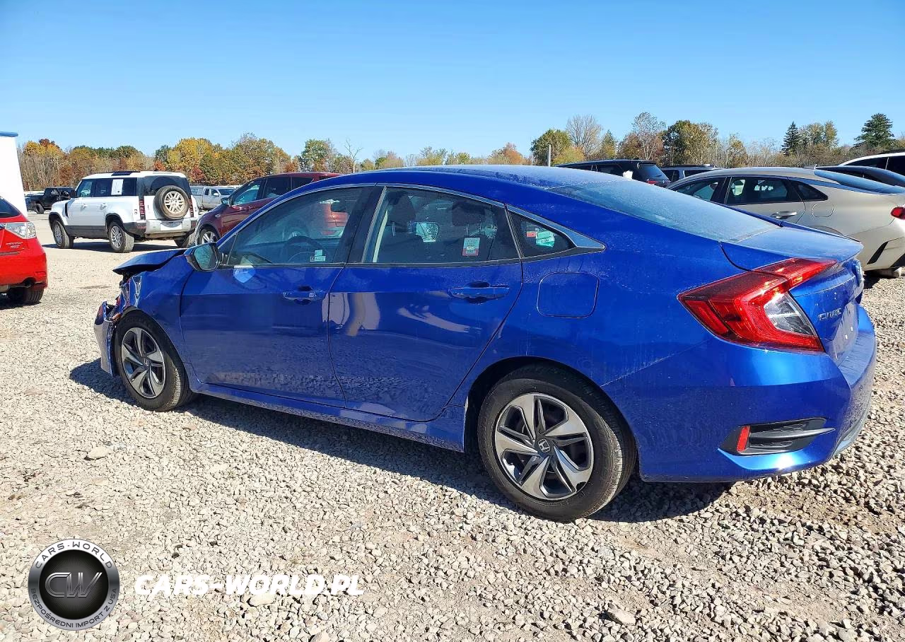 2019 Honda Civic Lx VIN:2HGFC2F62KH574754 - 2