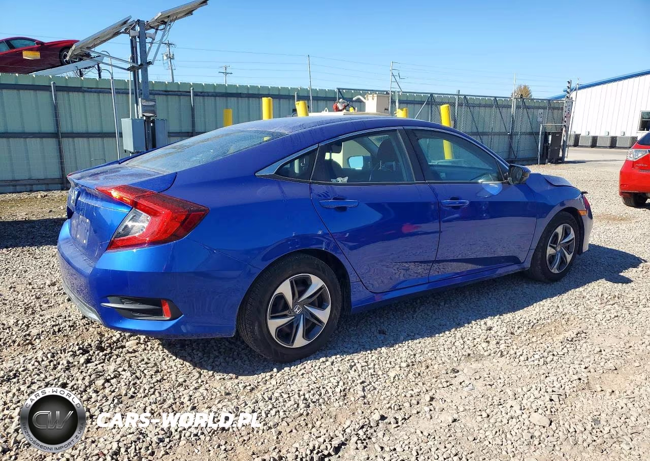 2019 Honda Civic Lx VIN:2HGFC2F62KH574754 - 3